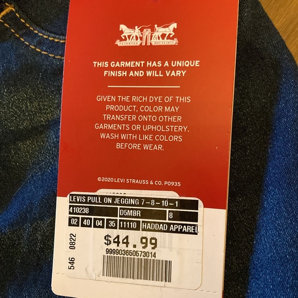 Levis pull in jegging  brand new NWT - Picture 5 of 6